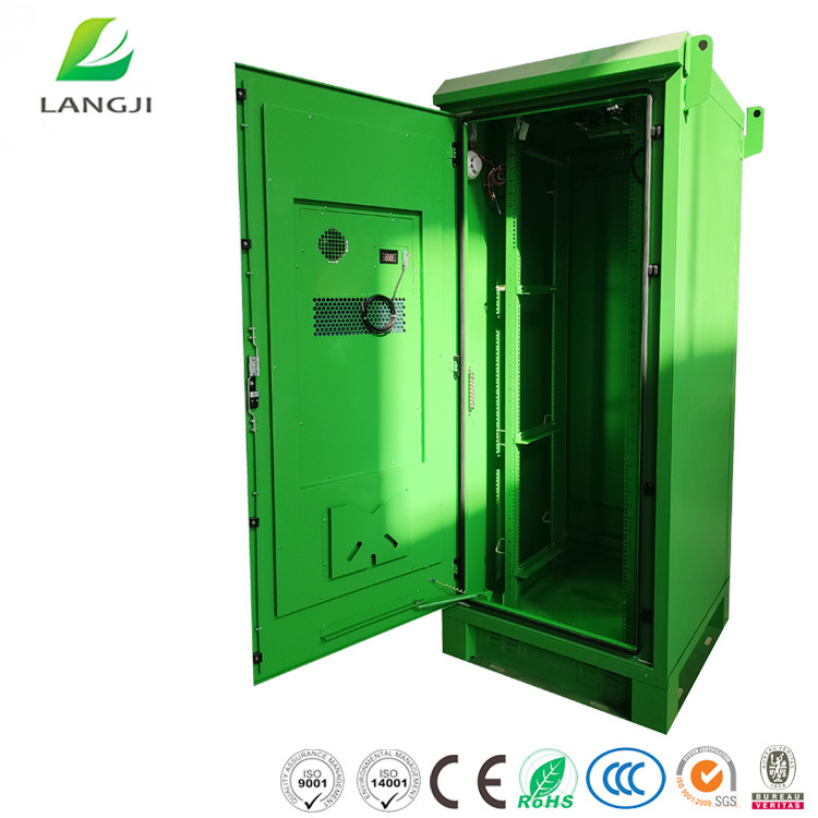 Customized IP65 40U Air Cooling Telecom Cabinets Galvanized Steel